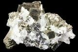 Sphalerite, Pyrite and Quartz Association - Peru #72593-1